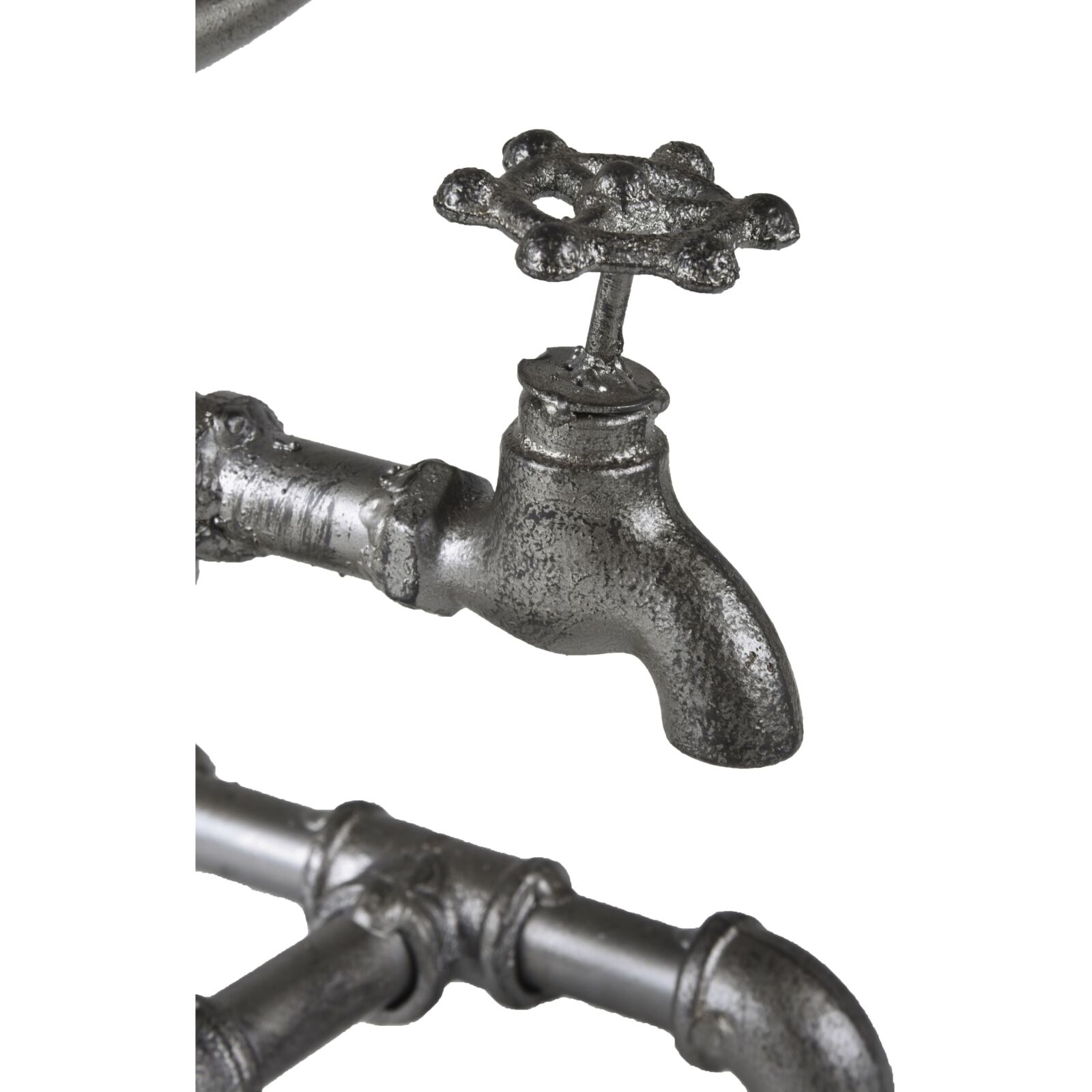 Solarleuchte ANJA - silber-schwarz - 72 cm
