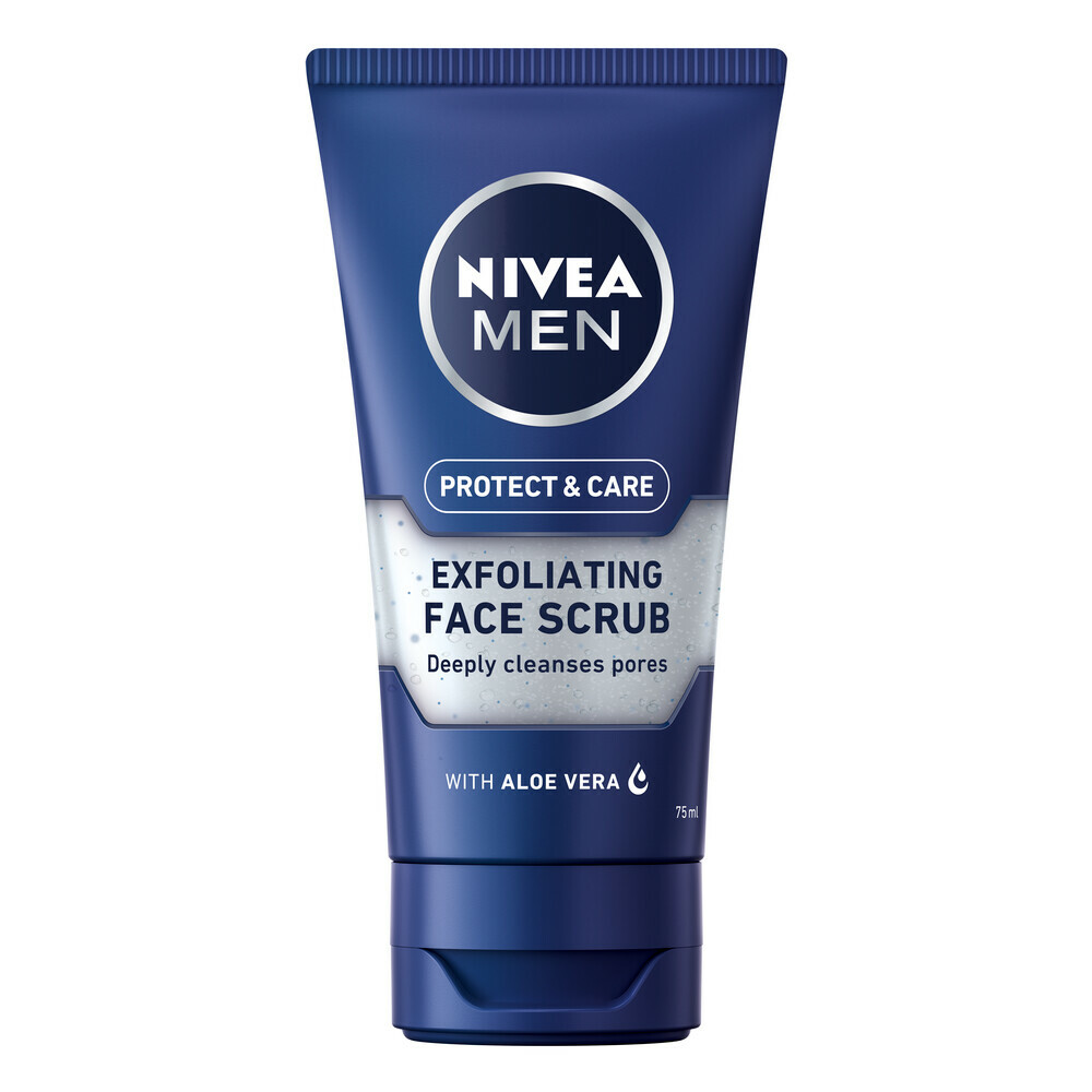 6x Nivea Men Protect en Care Gezichtsscrub75 ml