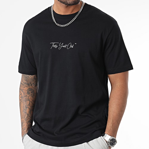 Tee Shirt Oversize Large Flash Bombing Noir