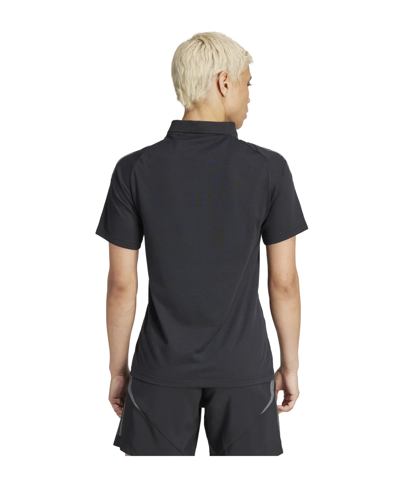 adidas Tiro 24 C Poloshirt Damen Schwarz Grau