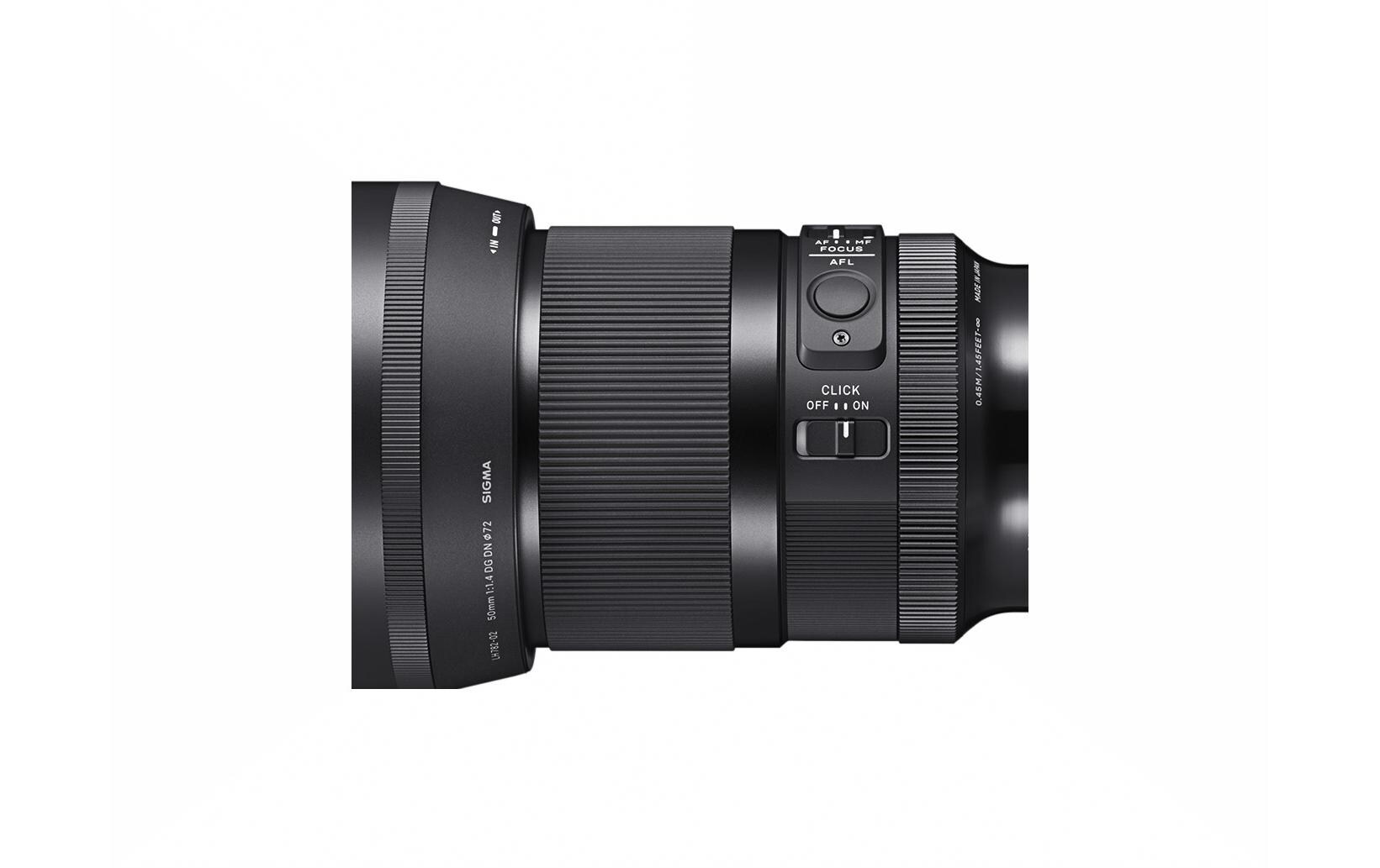 Festbrennweite 50mm F /1.4 DG DN – Sony E-Mount<br>Standard-Objektiv der Art-Serie mit grosser Blende für spiegellose Vollformatkameras