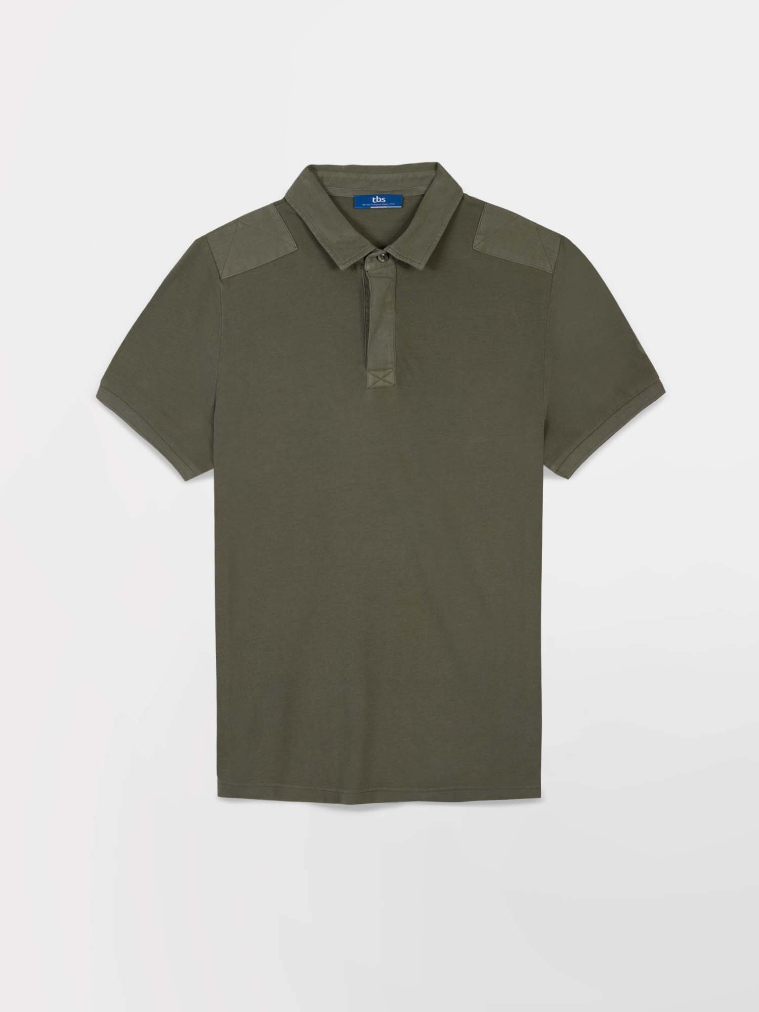 Polo Homme Manches Courtes Beige