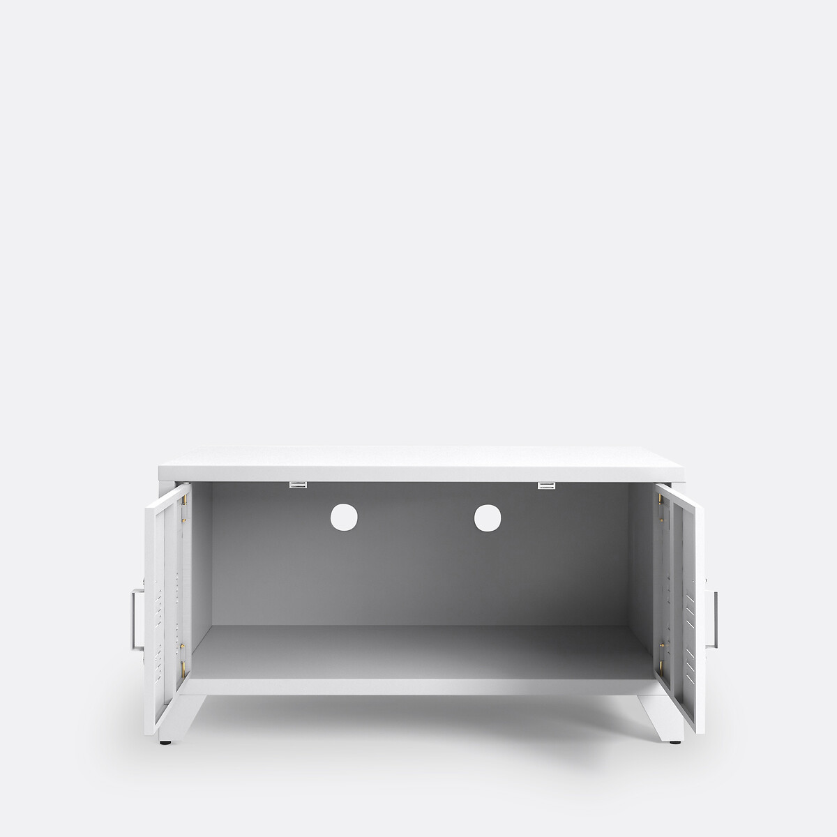 LA REDOUTE INTERIEURS<br>Móveis baixos de metal, 2 portas, Hiba