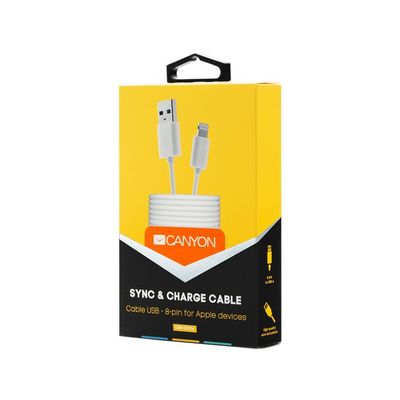 Canyon - câble Lightning / USB - 1 m - blanc