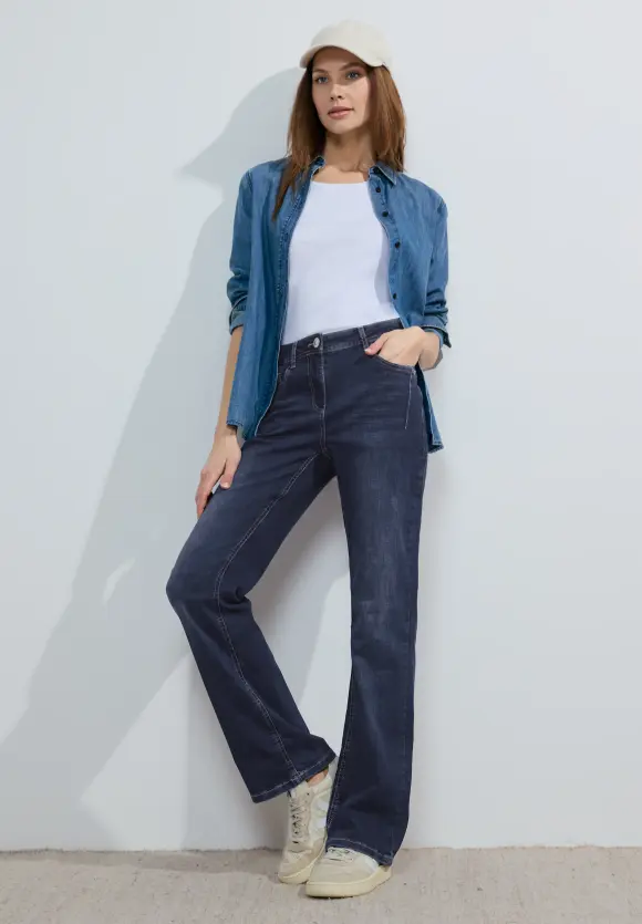 Slim Fit Jeans - mid blue wash