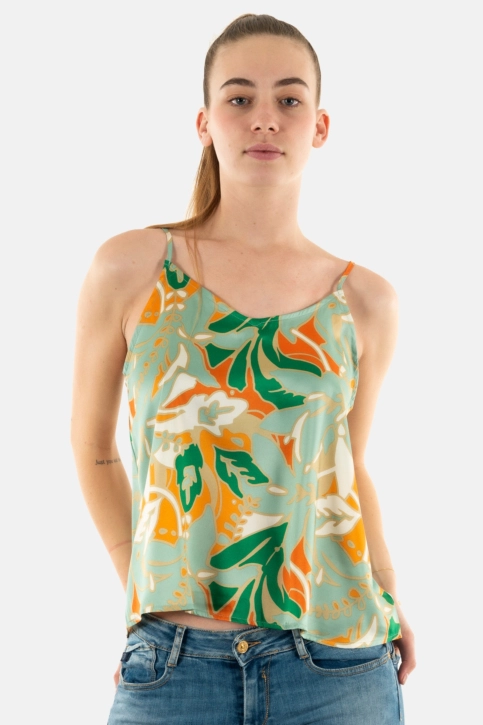 Débardeurs only palma singlet tangerine