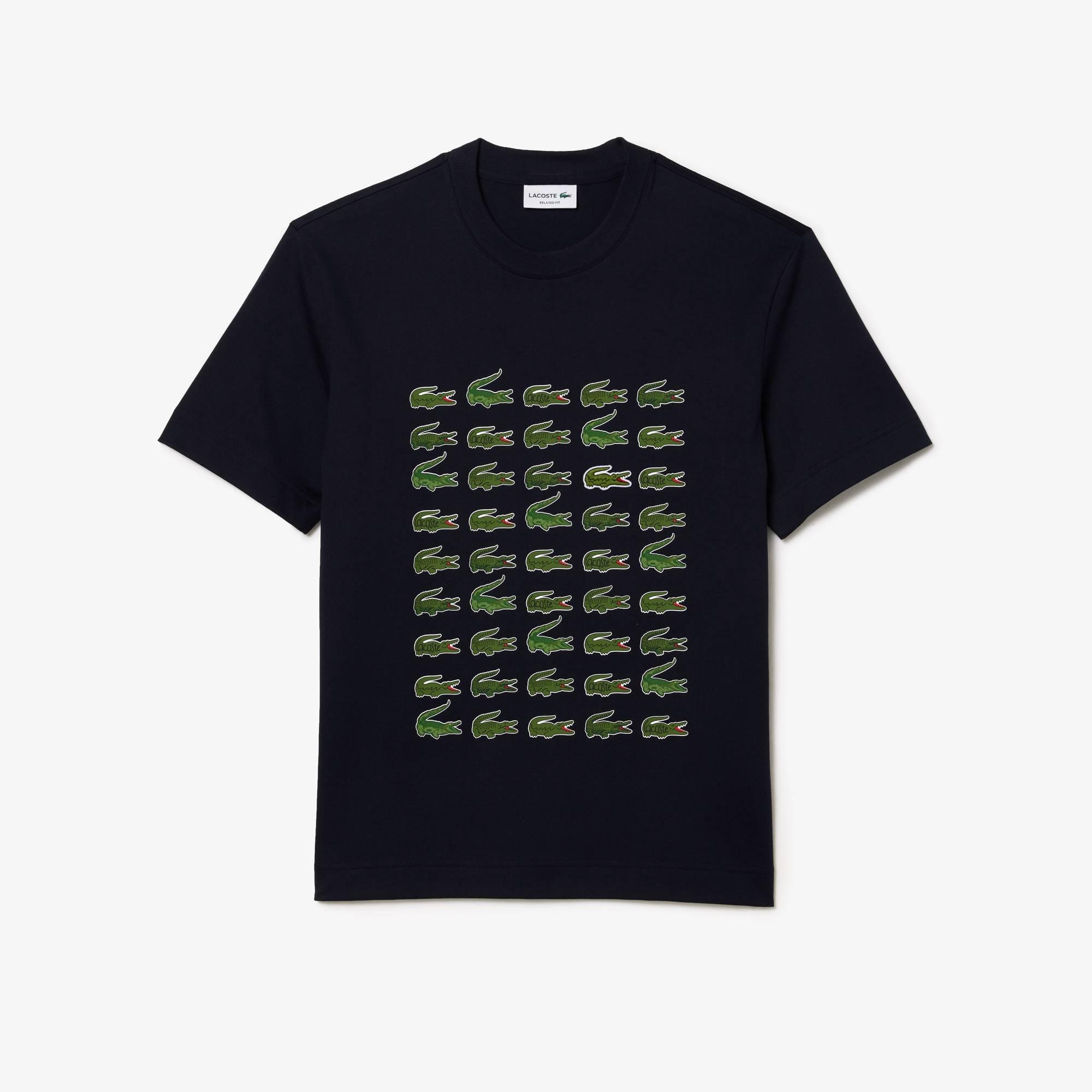 Lacoste Multi- Crocodile T shirt