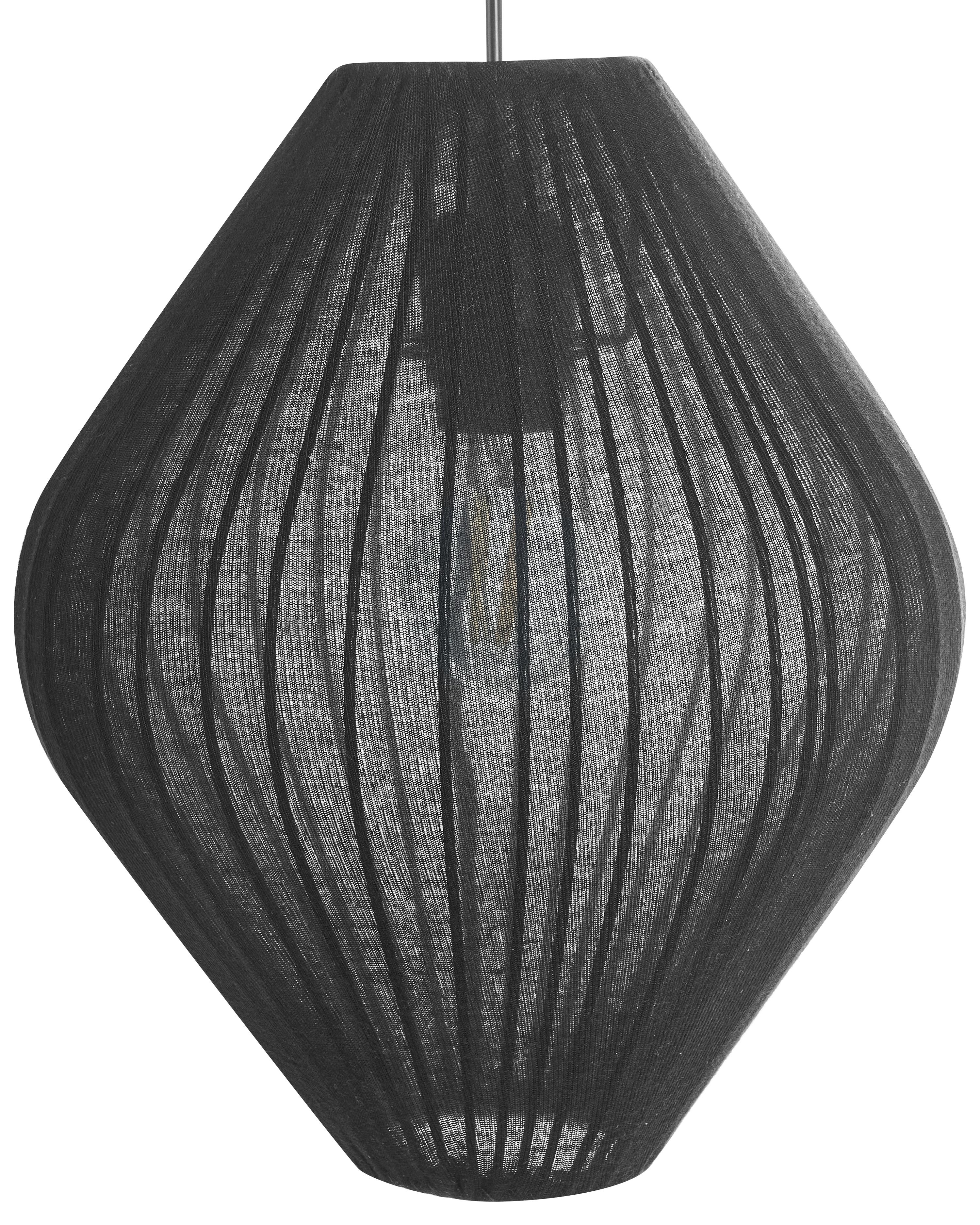 Hanglamp ALME Stof Zwart