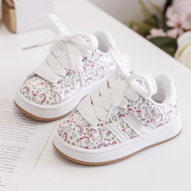 White unicorn sneakers
