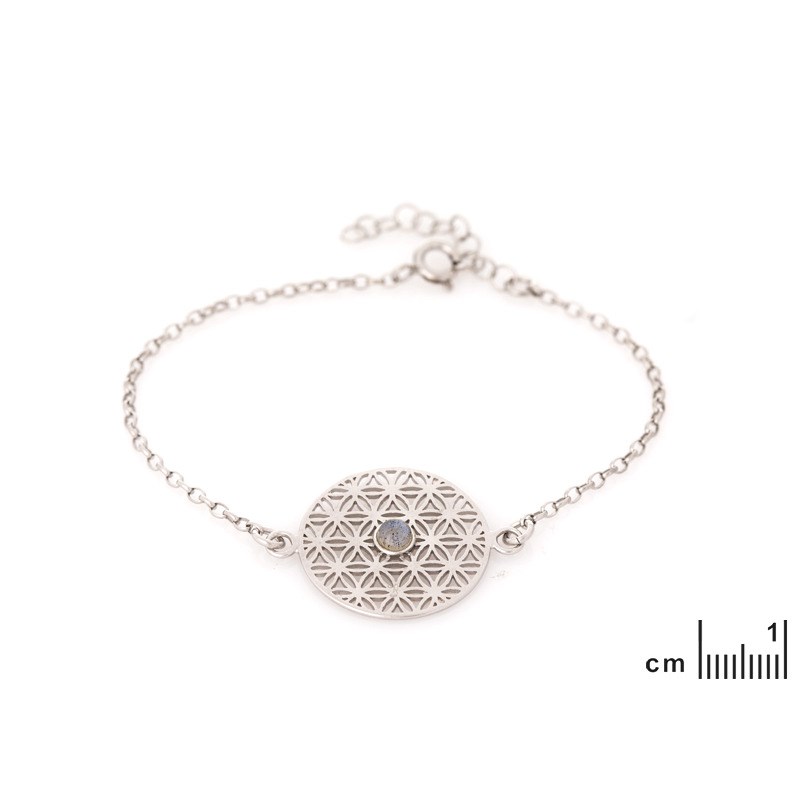 BRACELET ARGENT LABRADORITE