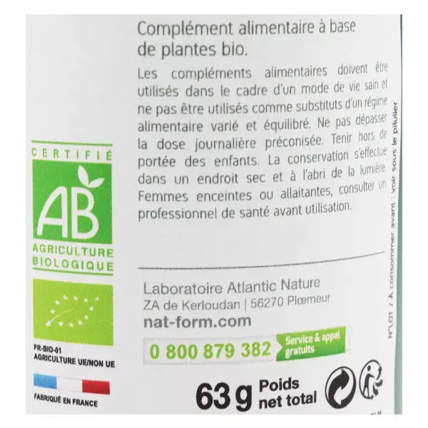 Nat & Form Bio Harpagophytum Reine des Prés 200 gélules