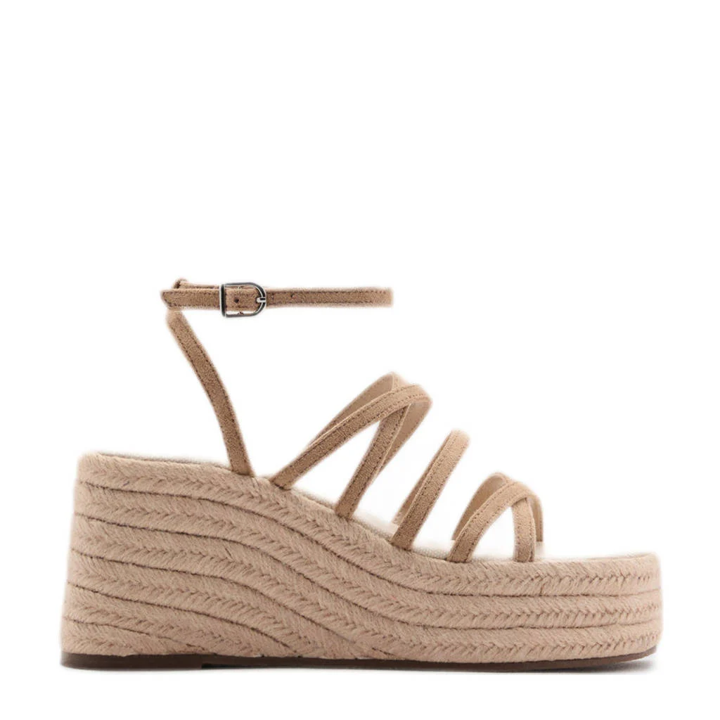 MANGO TEEN espadrilles beige