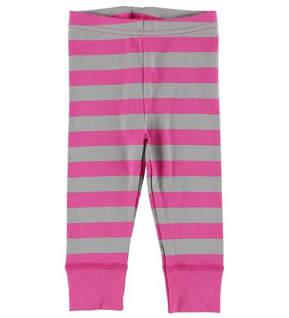 Katvig Leggings - Pink/Gr?stribet
