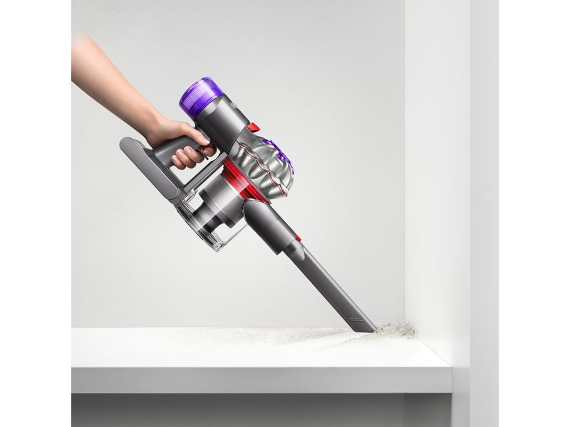 Dyson Akku-Hand- und Stielsauger V8 Advanced Silber/Violett Kabelloser Staubsauger für Haushalte mit Haustieren