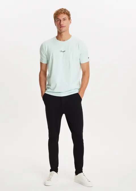 T-shirt met logo print groen (MINT)