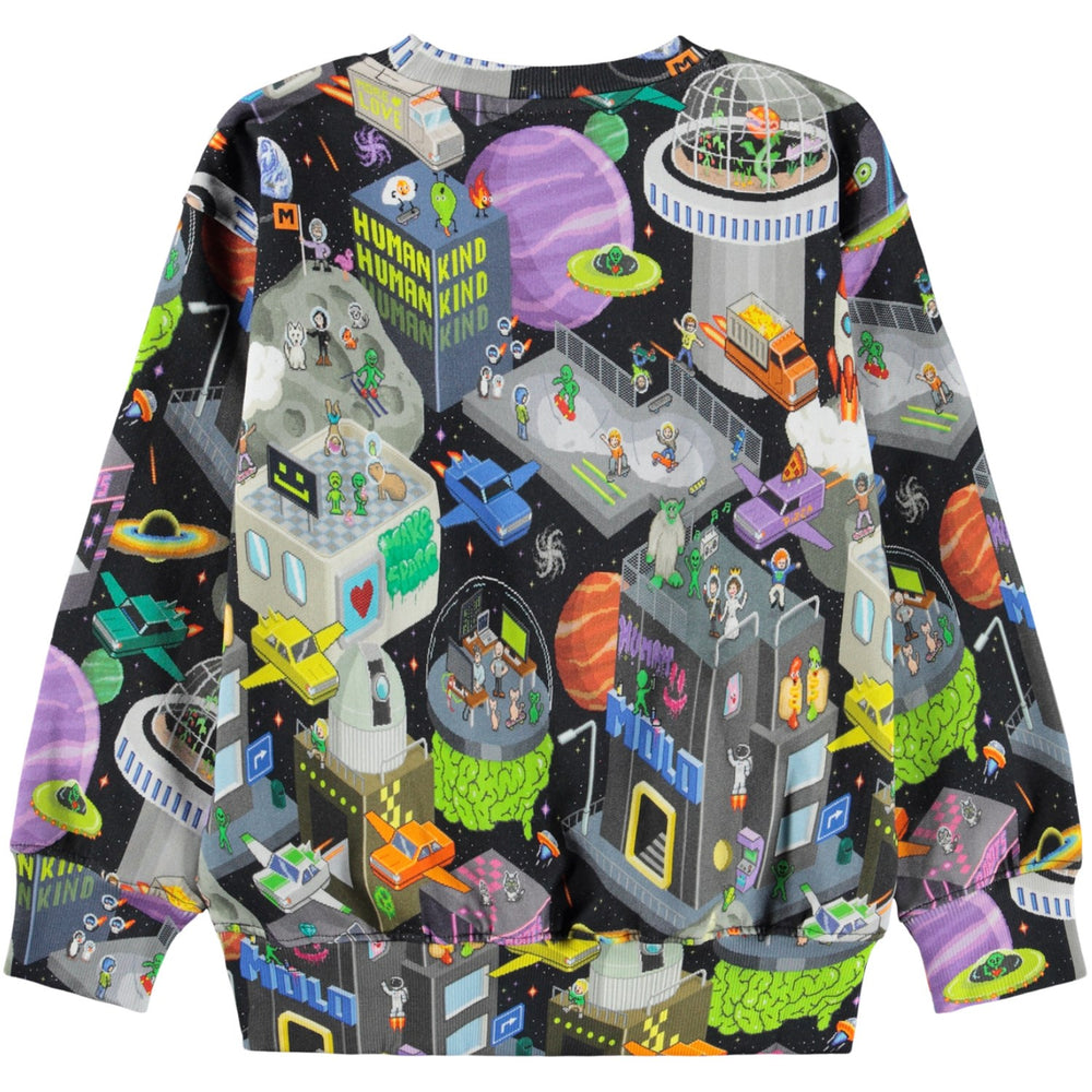 Køb Molo Pixel Space Mattis Sweatshirt