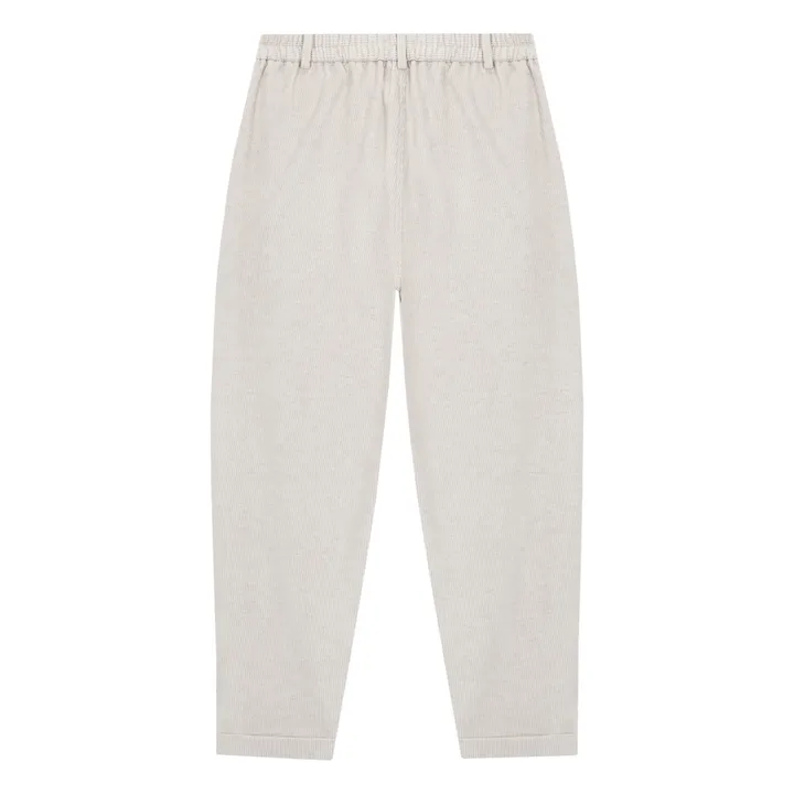 Cordera Pantalon Carotte Velours | Crème