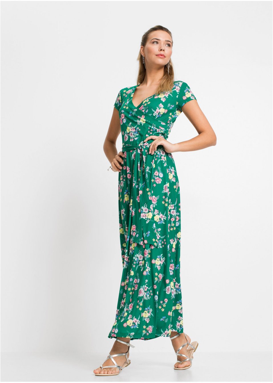 Robe longue style portefeuille