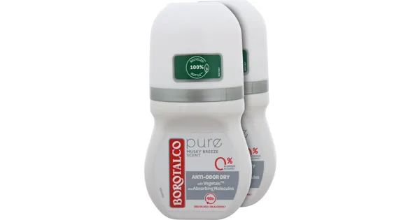 Borotalco Pure Clean Freshness Deo Roll On 2 x 50 ml
