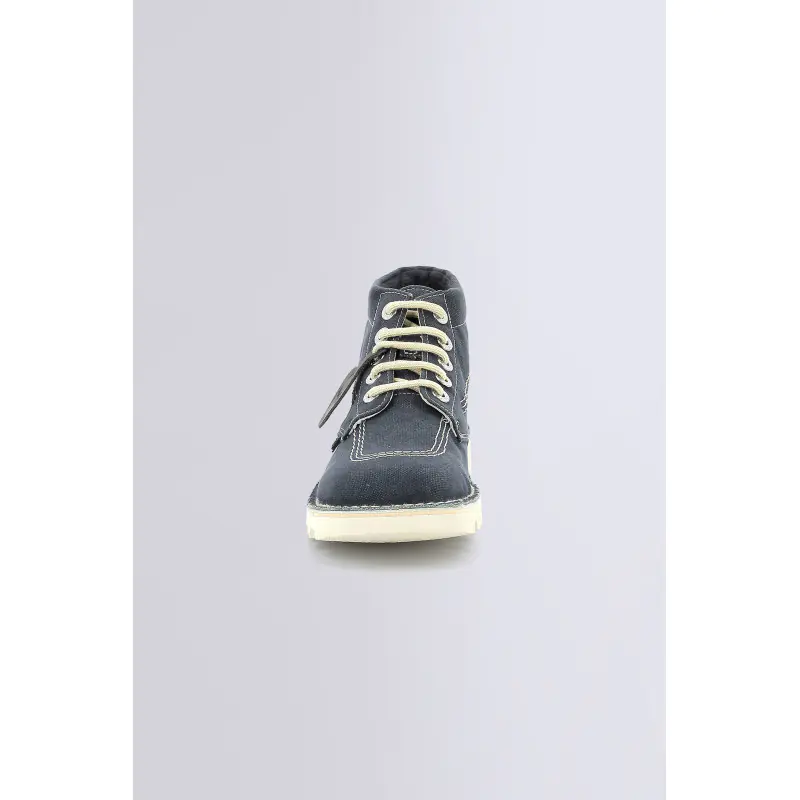 KICK HI BLEU BOTTINES Textile Femme