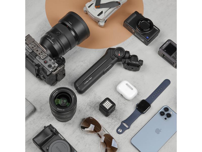 PGYTECH Stativ Mantispod 2.0 Schwarz Tisch- und Vlogging-Stativ mit Kugelkopf