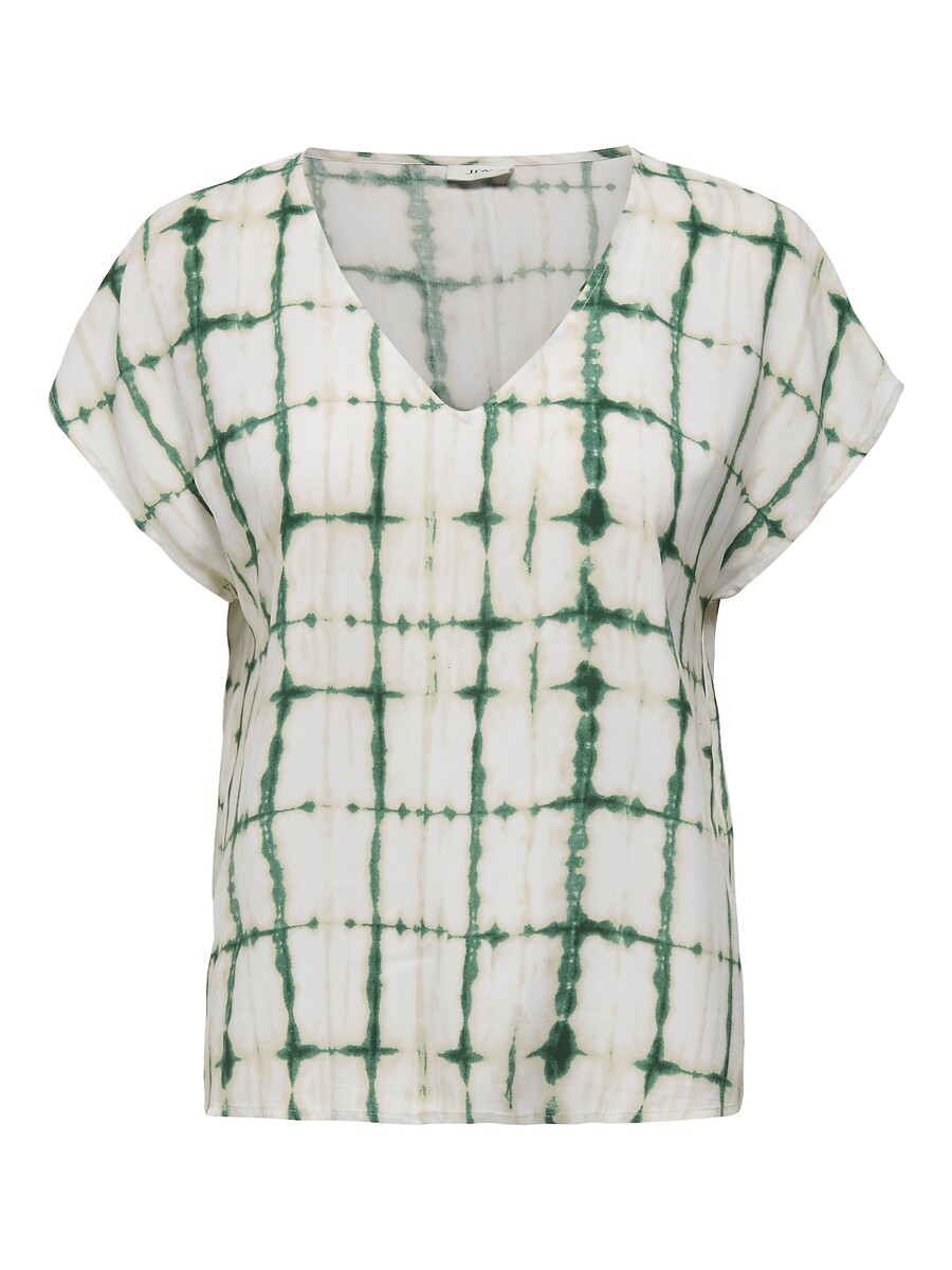 Blusa JDY com mangas curtas e decote em V