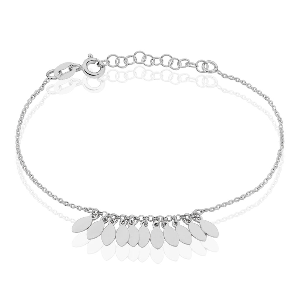 Bracelet Polyna Argent Blanc