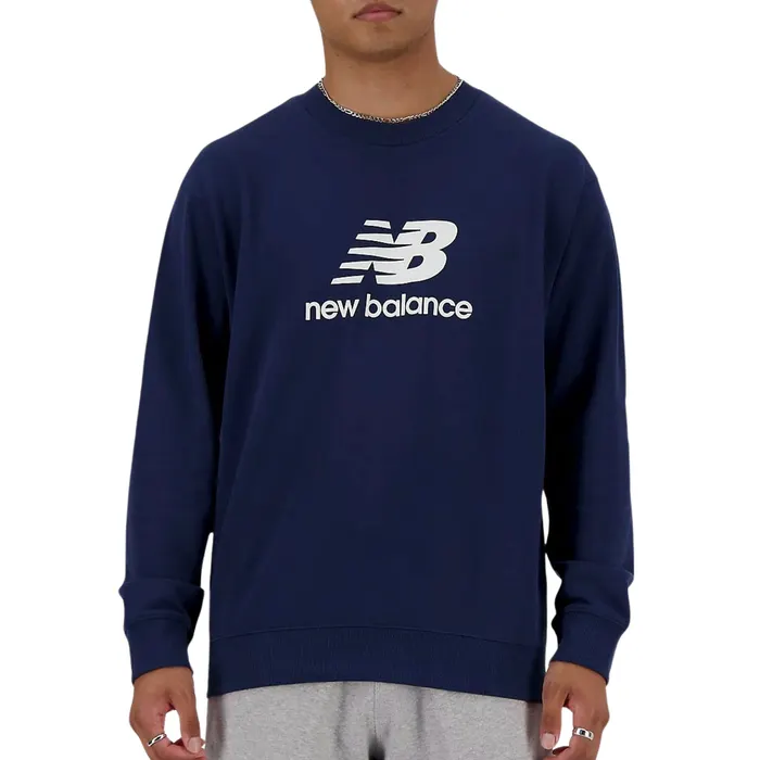 New Balance Sport Essentials French Terry Crew Sweater Heren