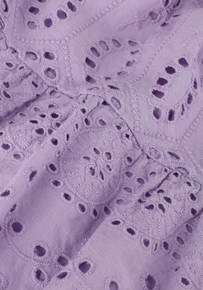 NOTRE-V lila notre-v mini jurk nv-donna dress broderie anglaise dress