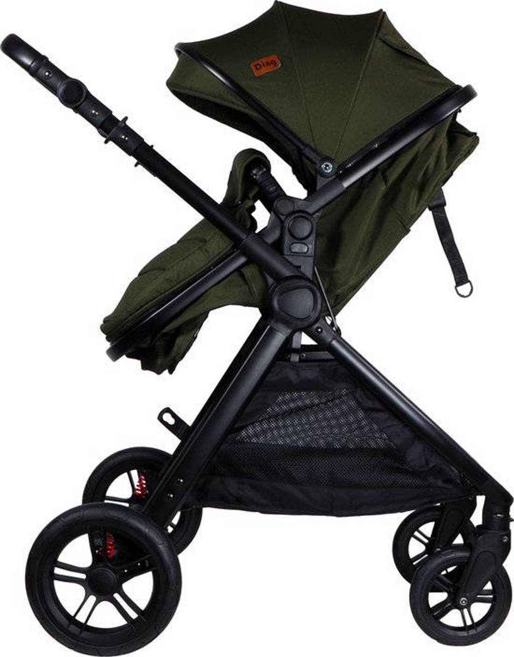 3-in-1 Stroller Liam Black/Forest Green
