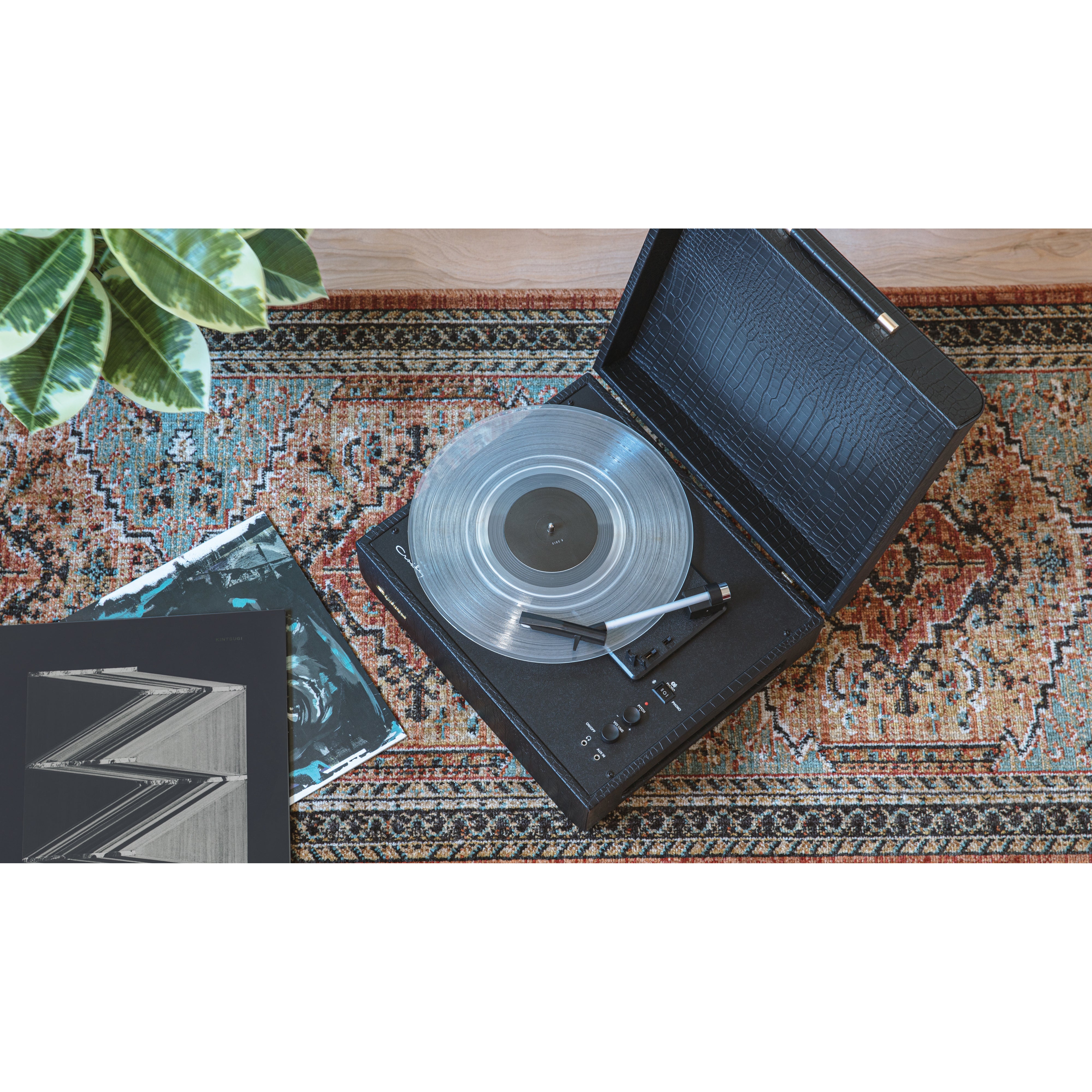 Crosley CR6255A-BC4 Mercury Black Croc platenspeler