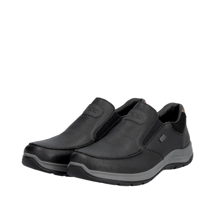 Rieker 03651 schwarz/schwarz/schwarz/toffee