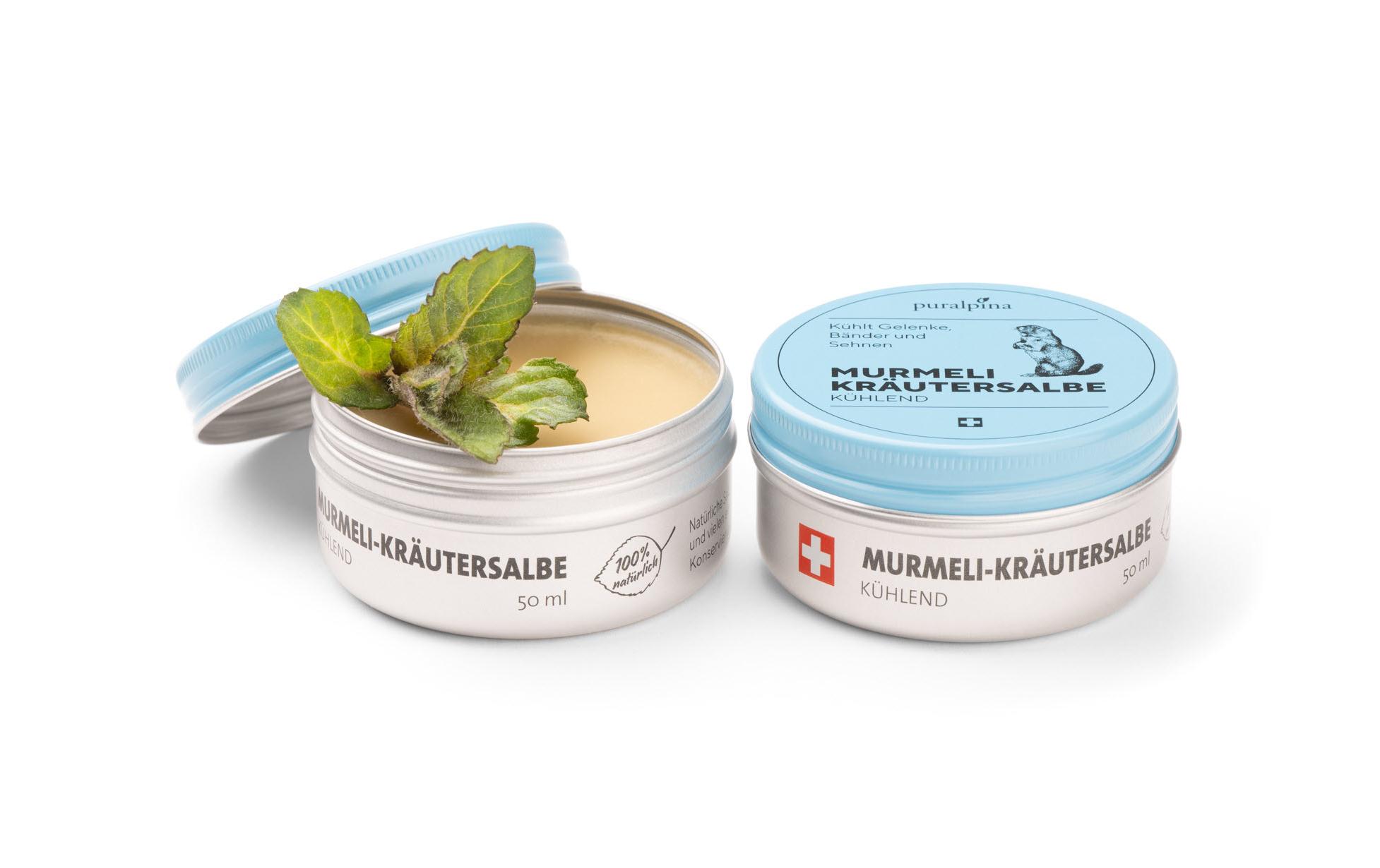 Murmeli-Kräutersalbe kühlend 50 mlKühlende Salbe