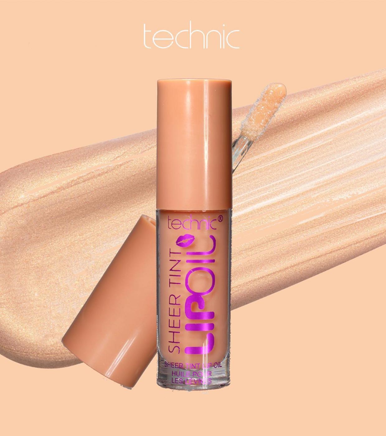 Technic Cosmetics - Óleo para lábios Sheer Lip Oil - Short Stack
