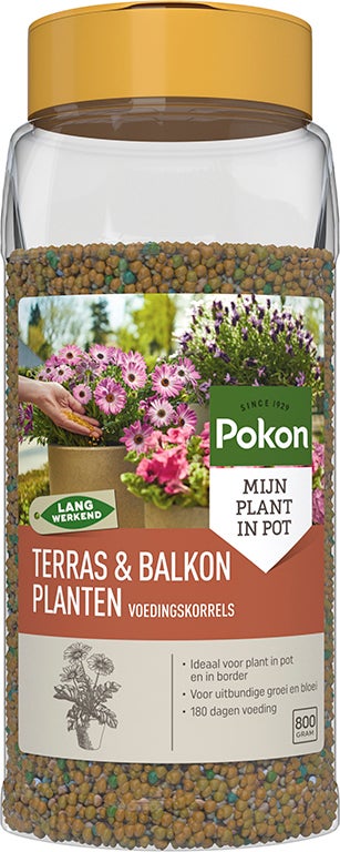 Pokon langwerkende voedingskorrels 750 gr