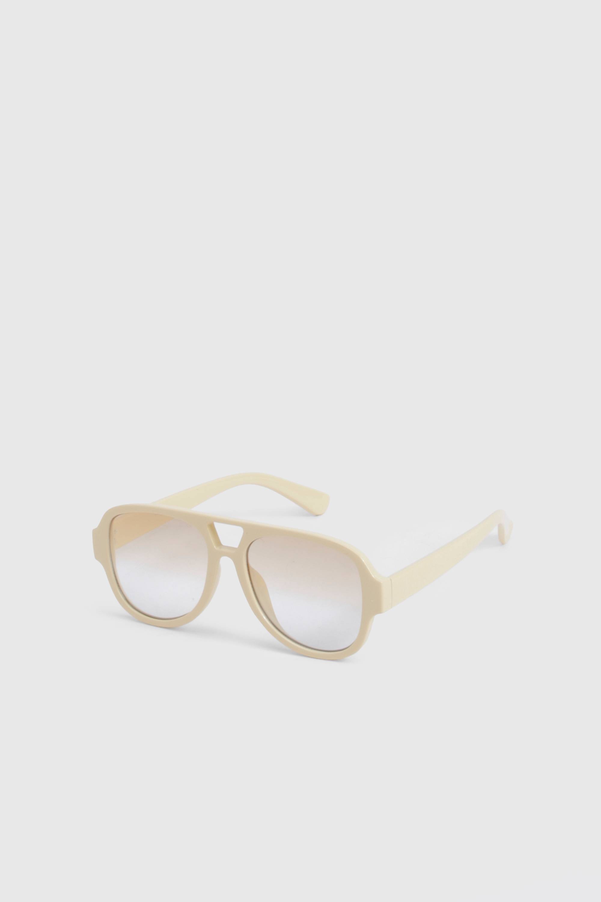 boohoo Lunettes de soleil aviateur rétro