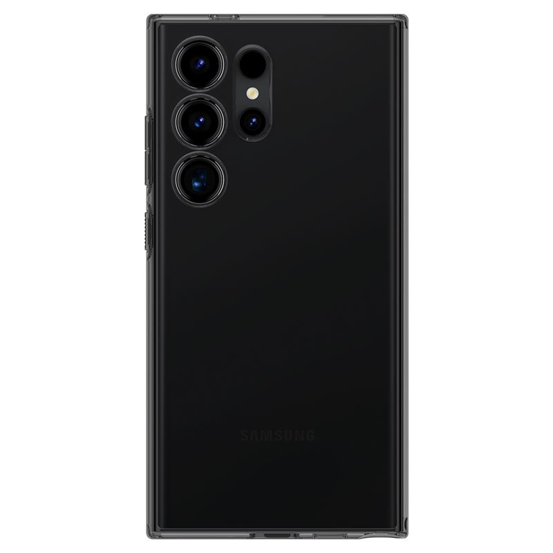 Samsung Galaxy S24 Ultra Liquid Crystal Case Gummi Hülle (ACS07284) - Space Crystal (Grau / Transparent)