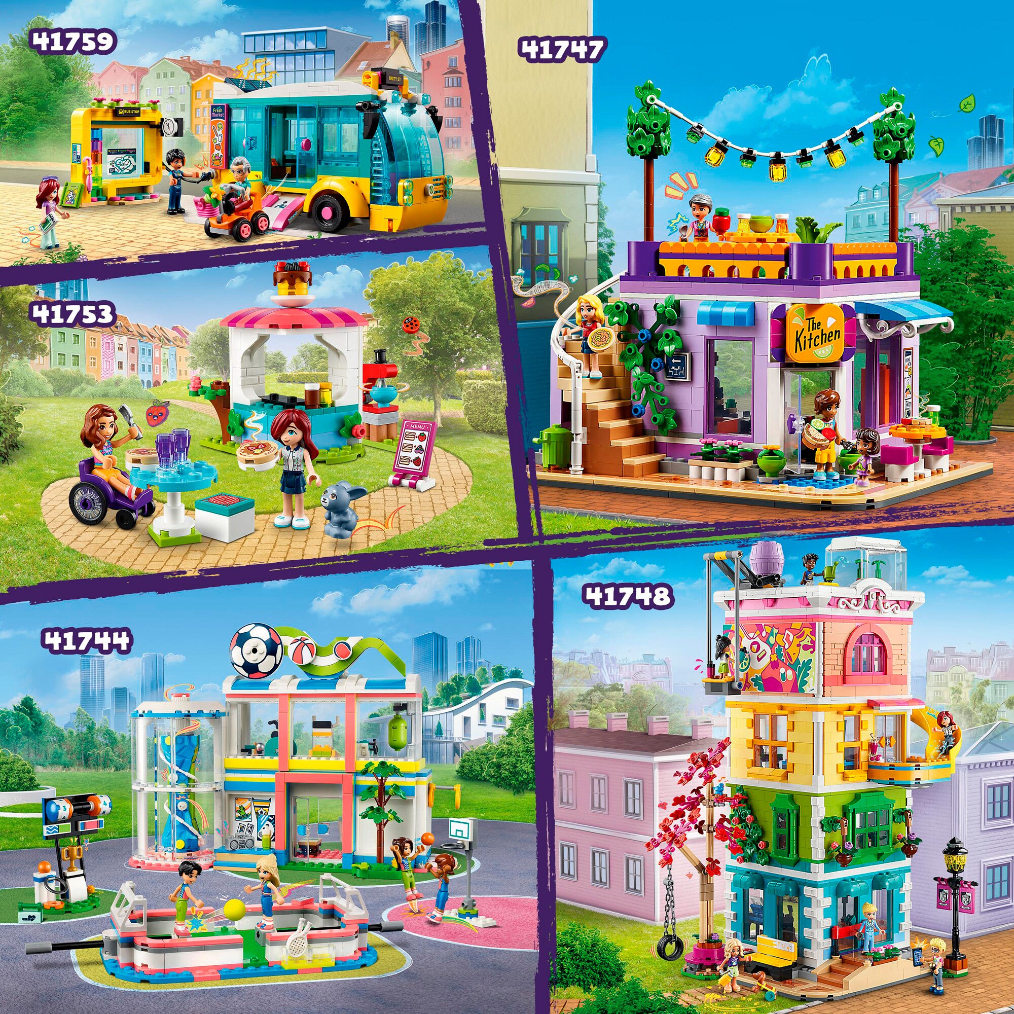 LEGO Konstruktionsspielzeug Friends Sportzentrum