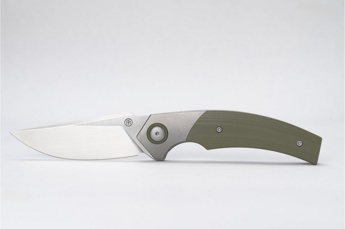 Grailer 4 OD Green G10 zakmes, Michel Timmermans design
