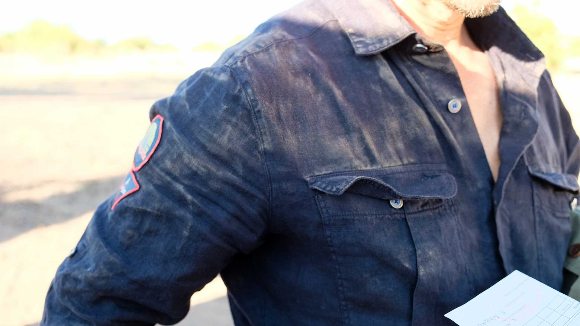 Amundsen Sports Safari Linen Shirt G. Dyed M's