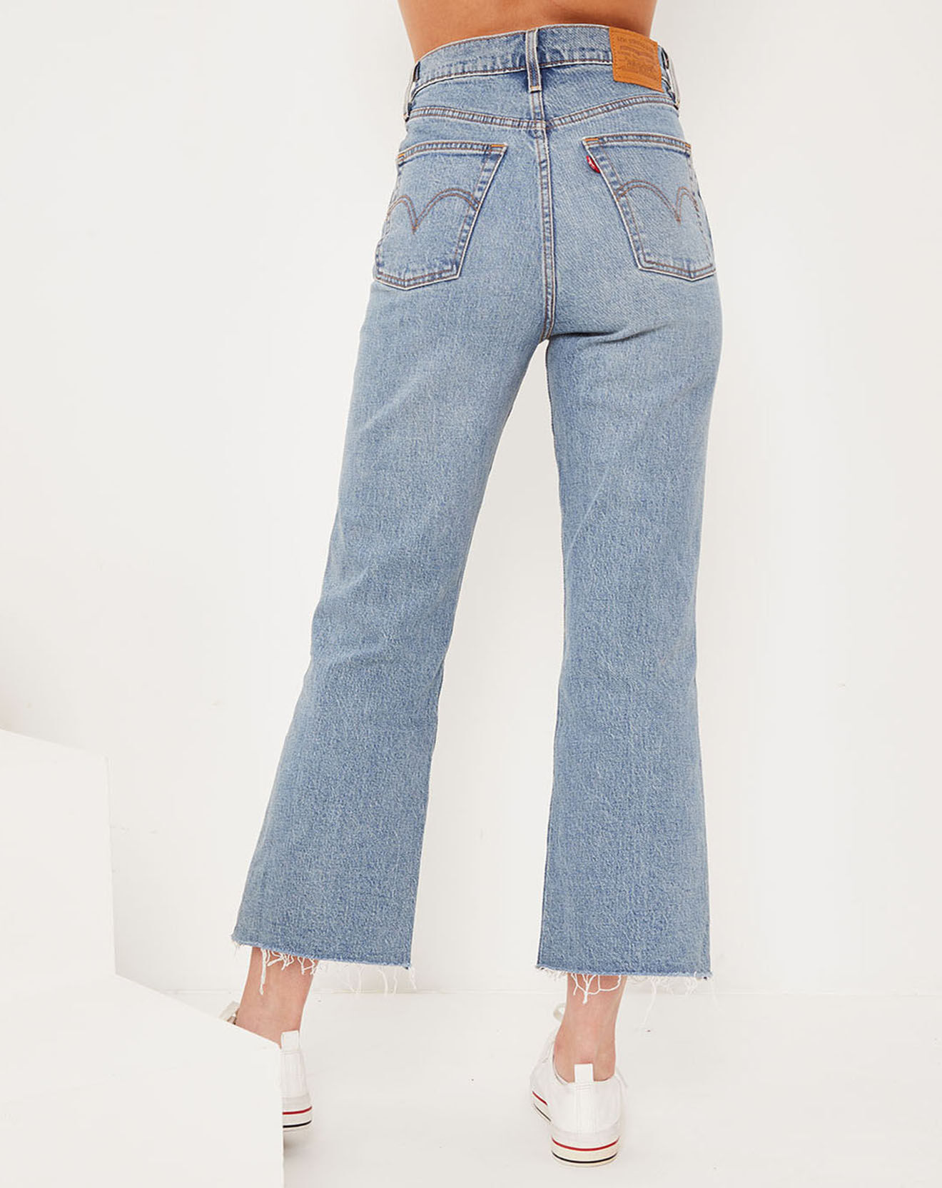 Levi's® Jean Ribcage Crop Flare Scapegoat bleu