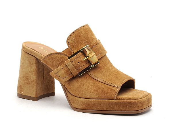 Alpe mules et sabots talons femme 5125 marron