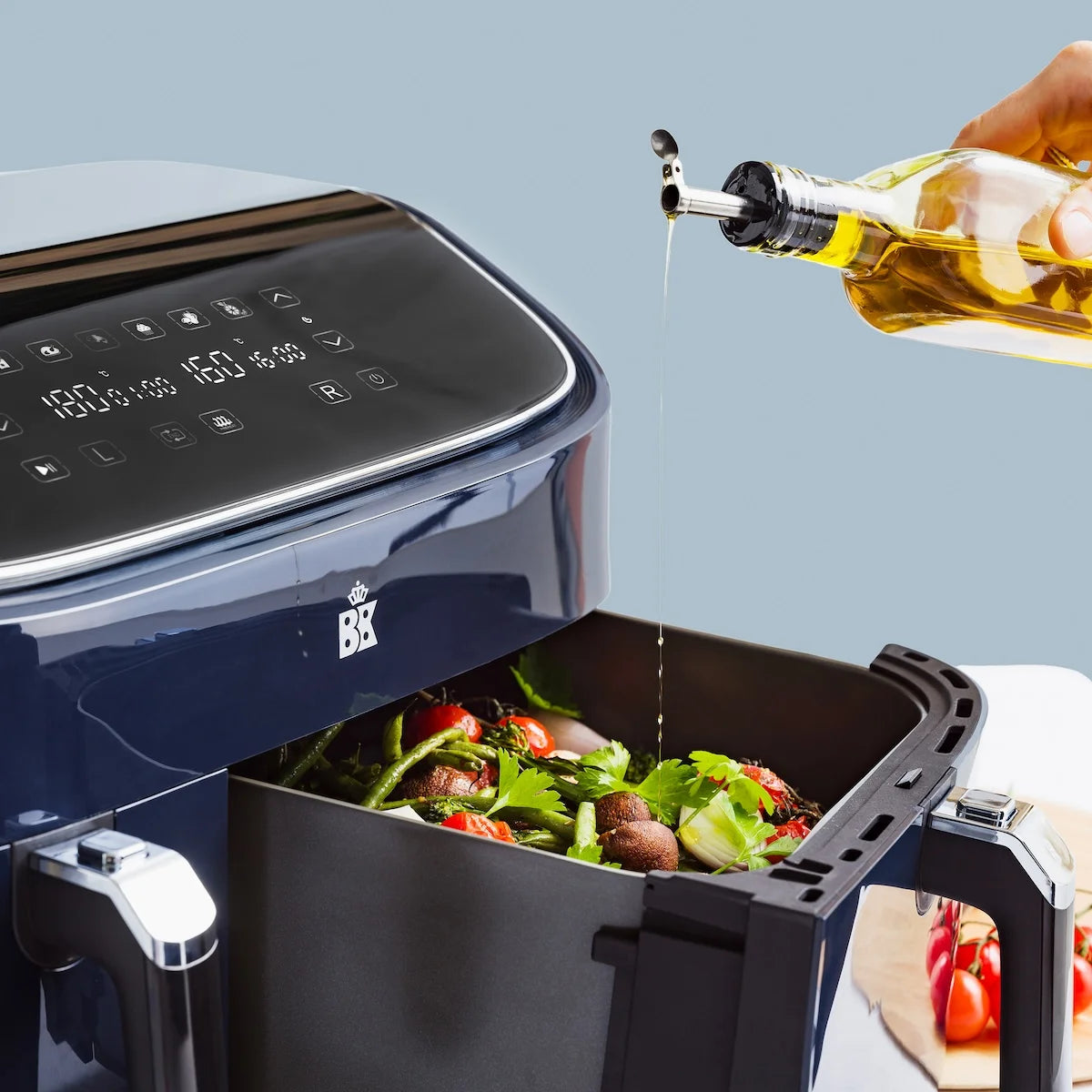 BK Supreme Airfryer XXXL 9L (3 6L) - PFAS vrij