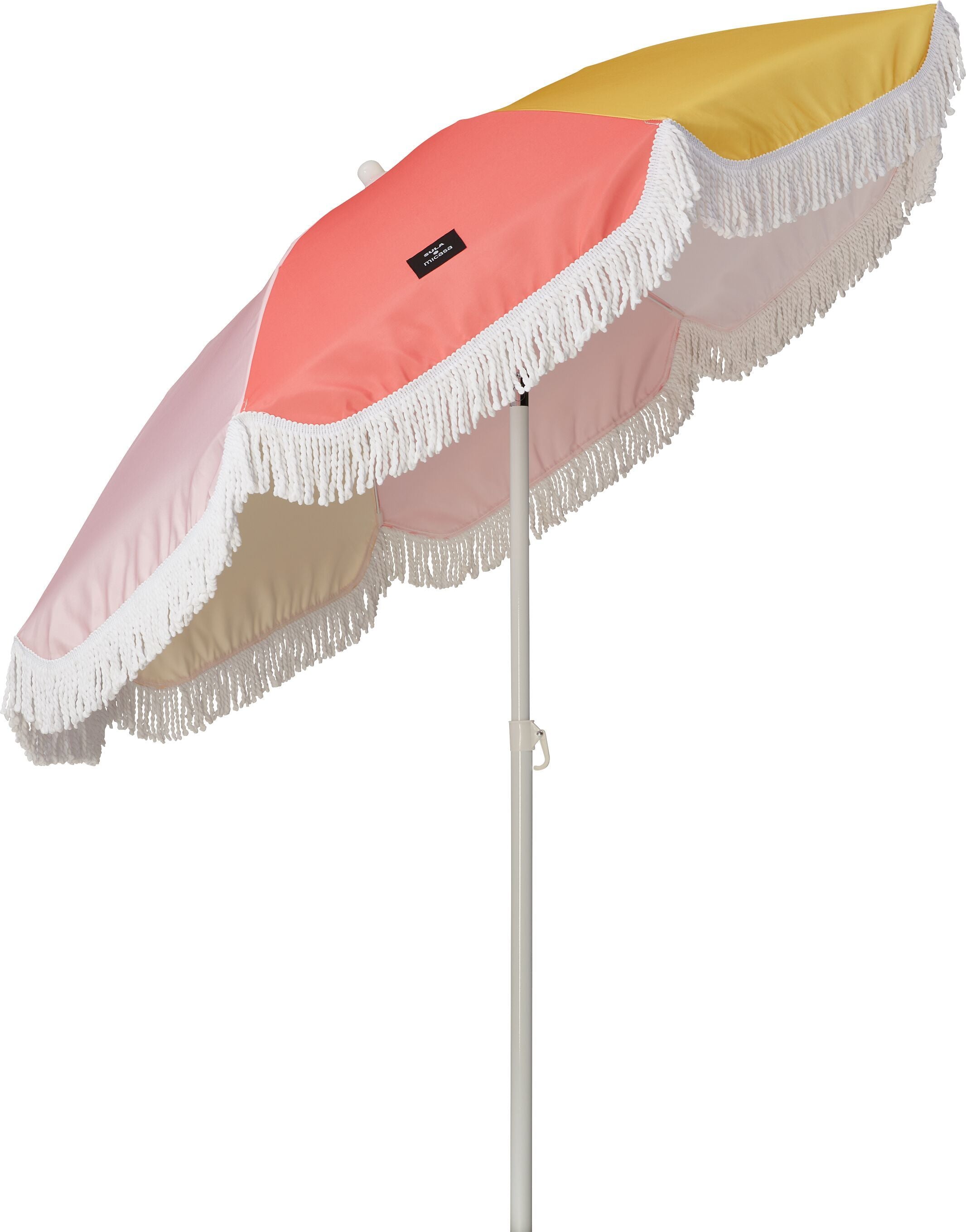 SOLE Sonnenschirm Sunset color block - Rosa / H: 210.0 cm