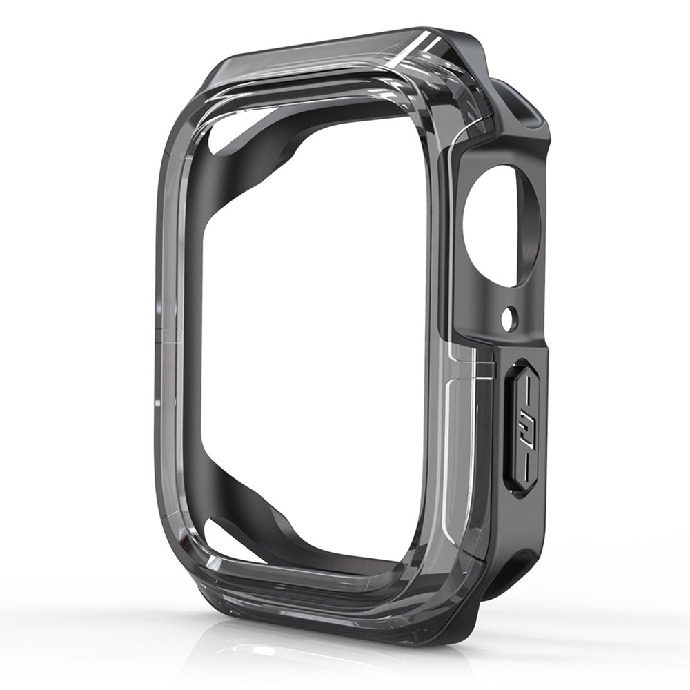 Apple Watch (45 mm) Hybrid Hardcase Bumper Hülle - Schwarz