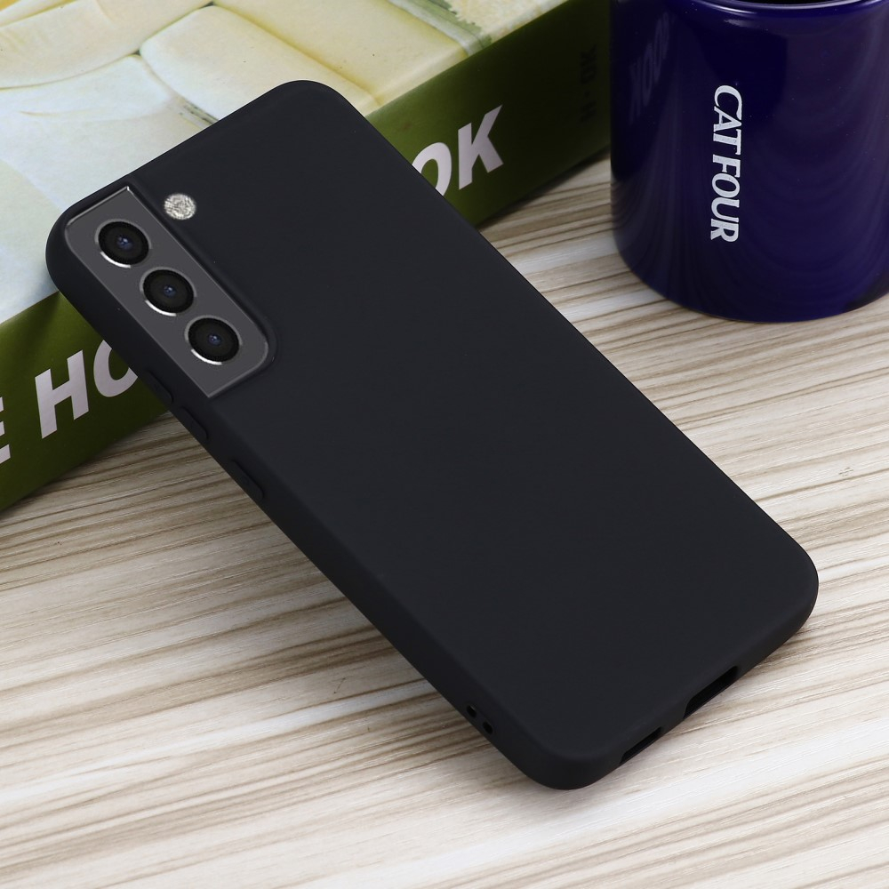 Samsung Galaxy S22 5G Silikon Case Hülle - Schwarz