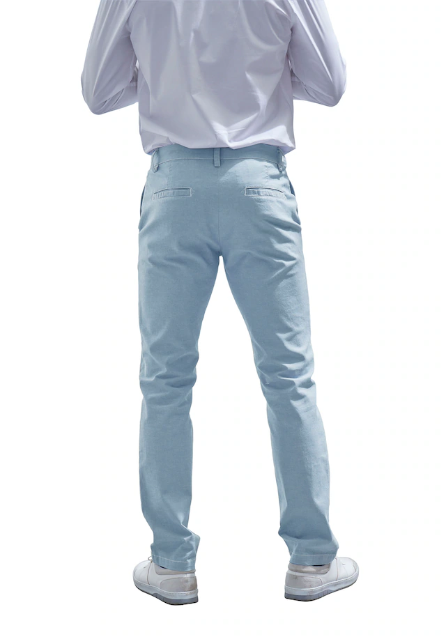 John Devin Chinohose »regular-fit, lange Oxford Hose«  aus elastischer Baumwoll-Qualität