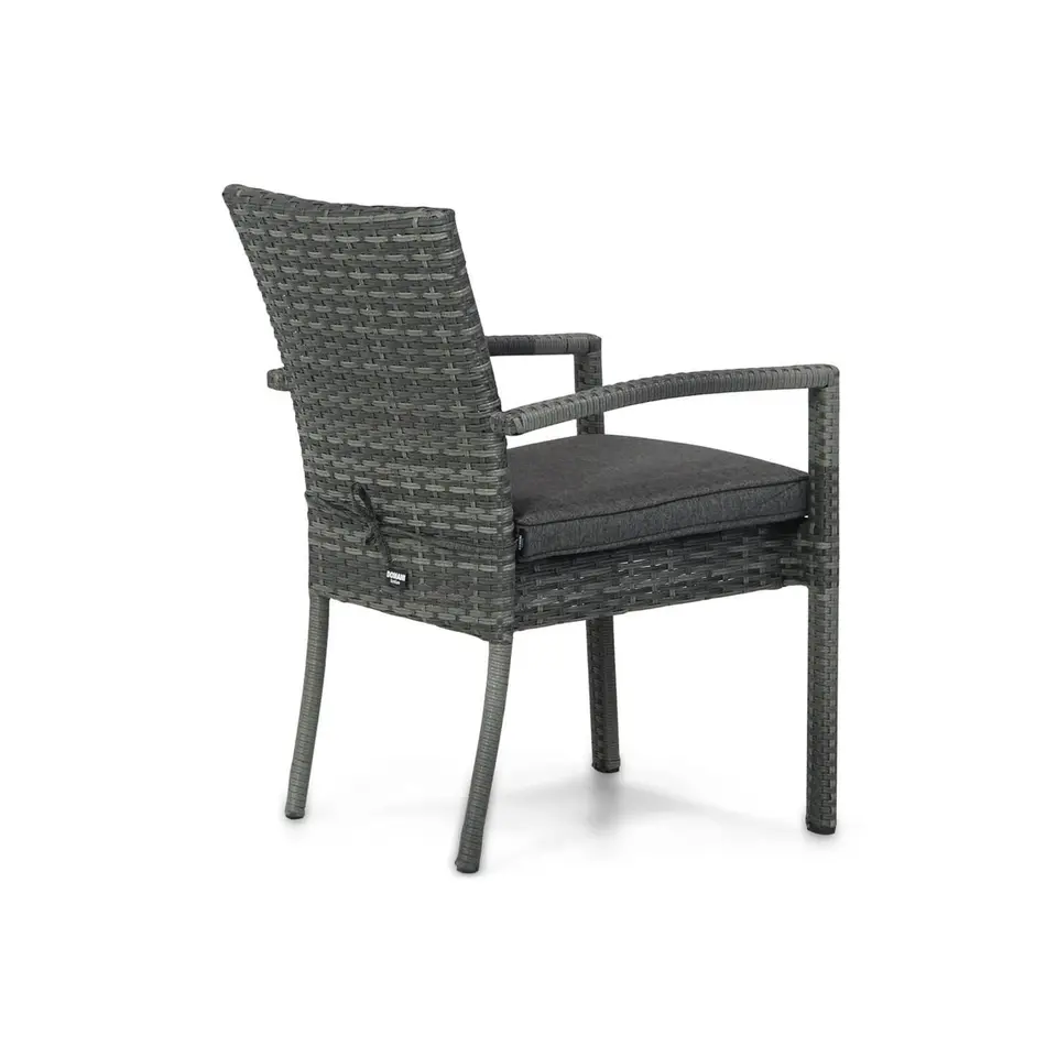 Tuinstoel Wicker Grijs-antraciet Domani Furniture Albergo