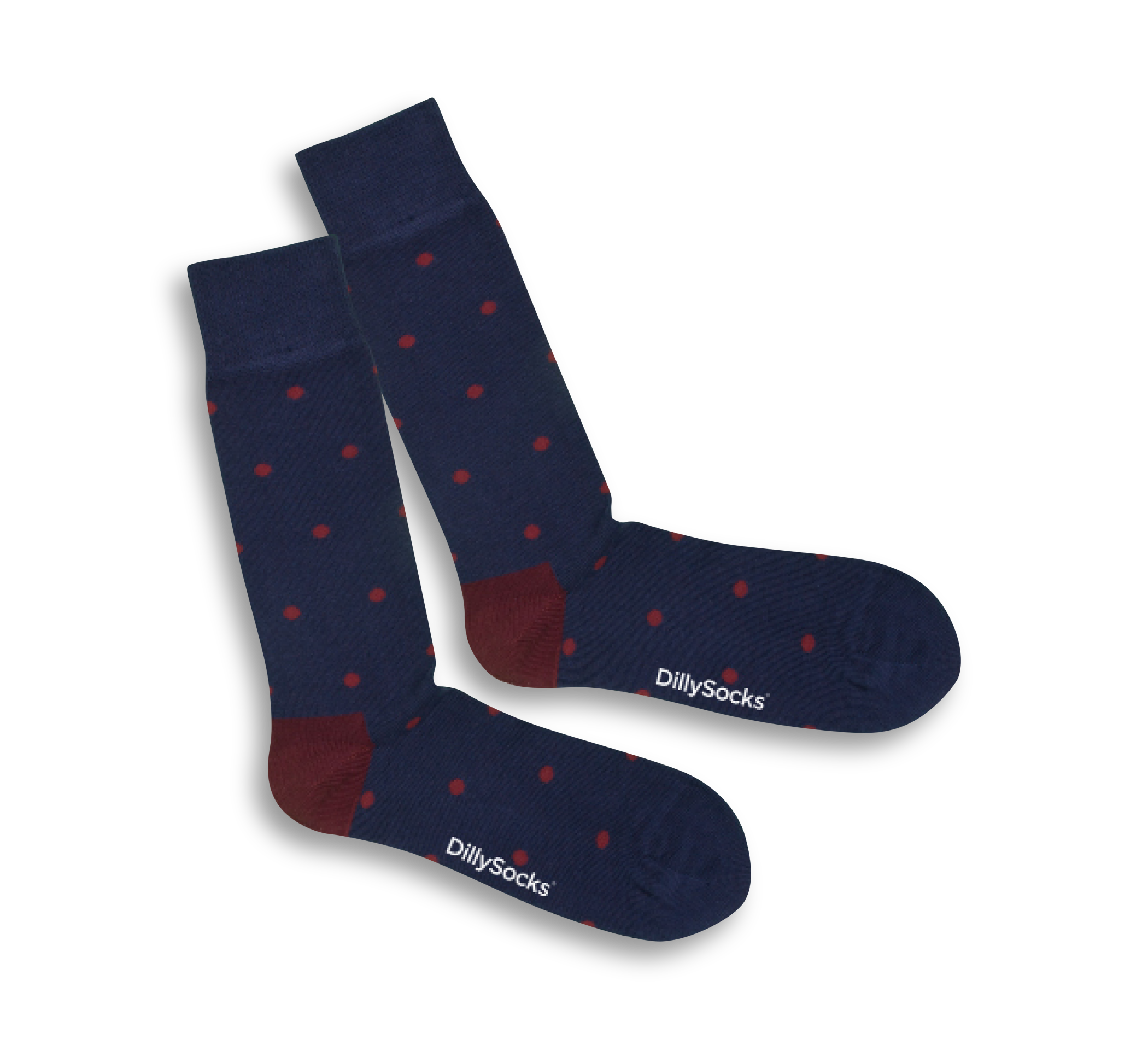 Dillysocks Sparse Red Dots