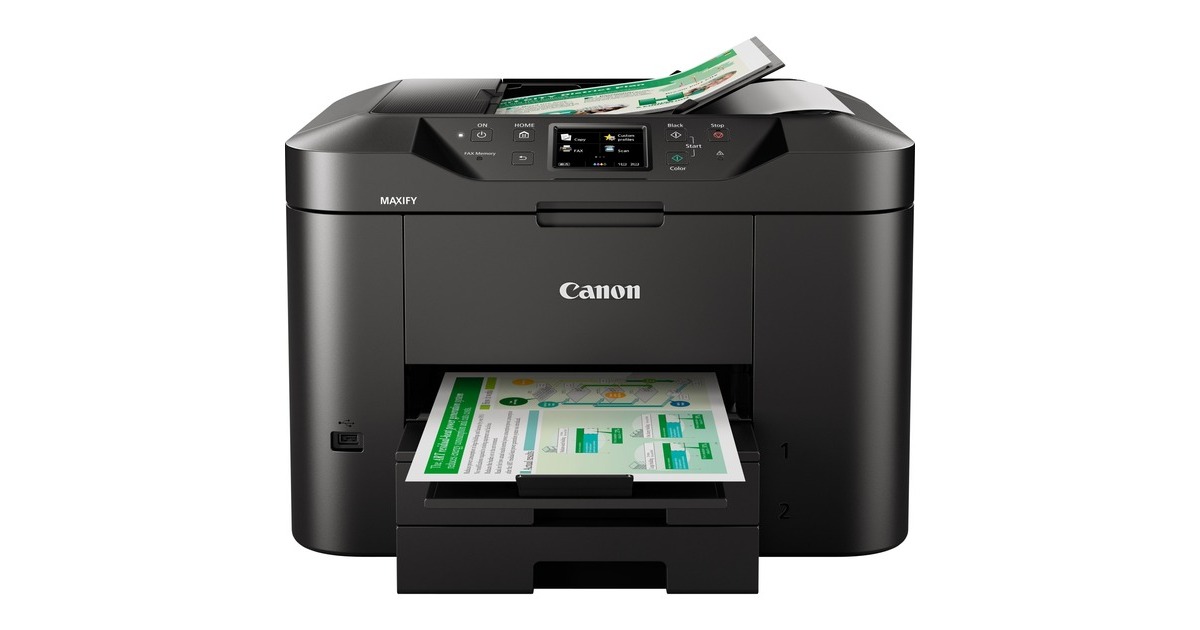 CanonMaxify MB2750 all-in-one inkjetprinter met faxfunctie  (Zwart, Scannen, Kopiëren, Faxen, LAN)